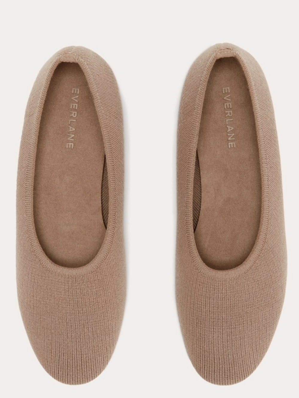 NEW Everlane The Day Glove ReKnit Ballet Flat Cinnamon Latte 9 - Picture 4 of 14